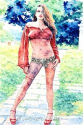 The Lady In Red Meme Template