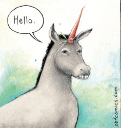 shitty unicorn Meme Template