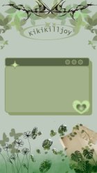 Kiki's green y2k temp Meme Template