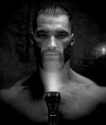 Scary Story Gigachad Meme Template