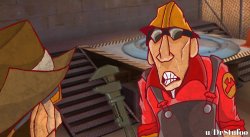 TF2 Engineer Anton Ego Meme Template