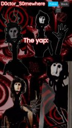 doctor somewhere's announcement temp Meme Template