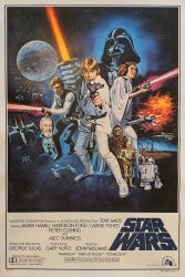 Star Wars (1977) Iconic Tom Chantrell Artwork Meme Template