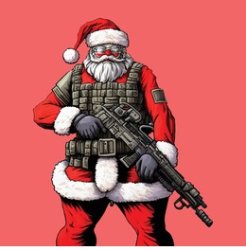 Tactical Santa 2 Meme Template