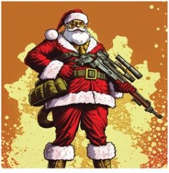 Tactical Santa 3 Meme Template