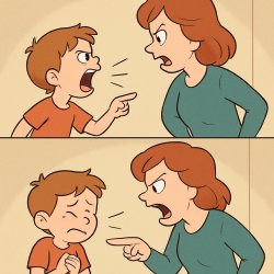 Yelling to Yelled At Meme Template