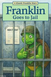 Franklin Goes to Jail Meme Template