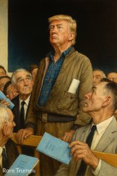 Rockwell Trump Meme Template