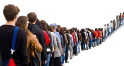 Line of people Meme Template