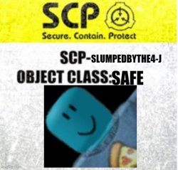 SCP-SLUMPEDBYTHE4-J Meme Template