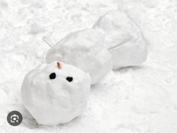 Fallen Frosty Meme Template