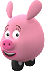Zooter the pig piglet Meme Template