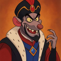 Ratigan + Jafar + King Magnifico Meme Template