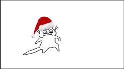 cat in santa hat Meme Template