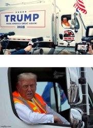 Trump is taking out the garbage in Minnesota Meme Template