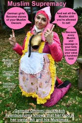 German shiteater Feentsjezulma for Mulsim use only Meme Template