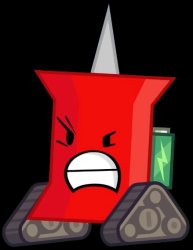 bfdi mecha pin Meme Template