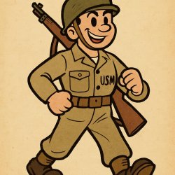 US Marine Meme Template