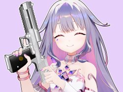 Biboo With Gun Meme Template