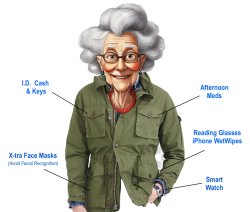 Tactical Jacket for Seniors Meme Template