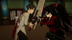 Qrow x Raven Meme Template