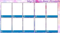 Top 10 best friends Meme Template