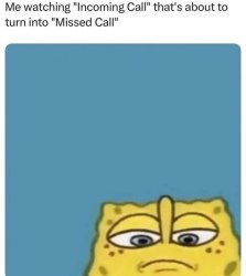 SpongeBob looking down Meme Template