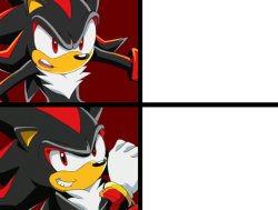 Shadow the Hedgehog Hotline Bling Meme Template