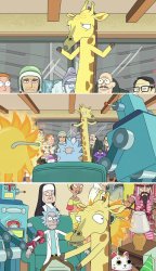 Reverse Giraffe Meme Template