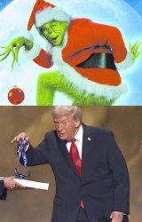 Trump is a Grinch Meme Template