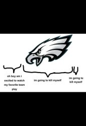 Philly Eagles - past present future Meme Template