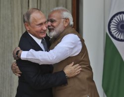 The Modi-Putin Bromance 2.0 Meme Template