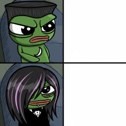 $emo frok Meme Template