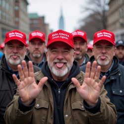 MAGA Genital Inspectors Meme Template