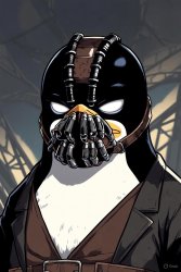 Bane the Penguin Meme Template