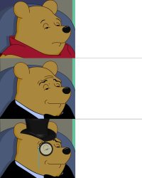 Tuxedo Pooh Meme Template