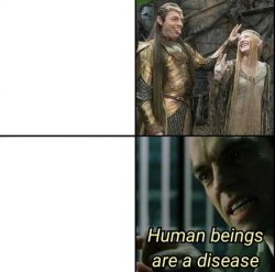 Human beings are a disease Meme Template