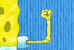 Weak spongebob Meme Template