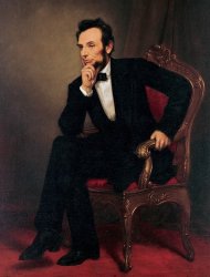 Lincoln sitting Meme Template