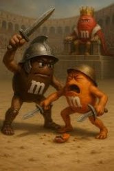 m&m fight Meme Template