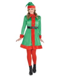North Pole Gal Elf - Sassy - Christmas - Holiday - Costume - Med Meme Template