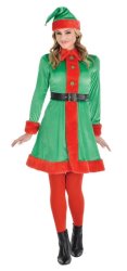 North Pole Gal Elf - Sassy - Christmas - Holiday - Costume - Med Meme Template
