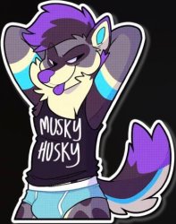 musky husky Meme Template