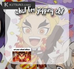 kitsunes announcement temp!! Meme Template