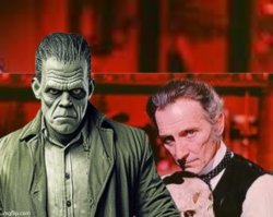 Dr Frankenstein and Monster Meme Template