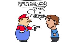 No Mario Meme Template