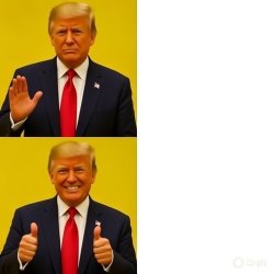 Trump in Drake Bling meme Meme Template