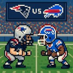 New England Patriots vs Buffalo Bills Meme Template