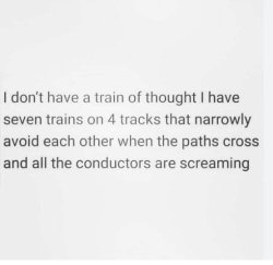 Seven Trains of thought Meme Template