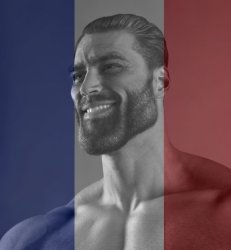 Giga Chad FR Meme Template
